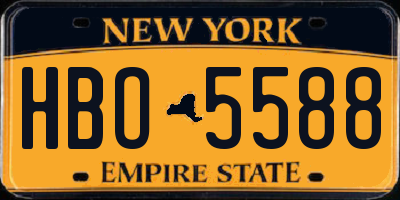 NY license plate HBO5588