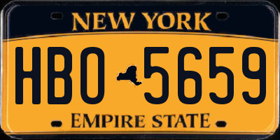 NY license plate HBO5659