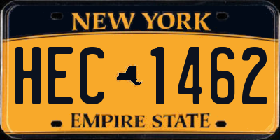 NY license plate HEC1462