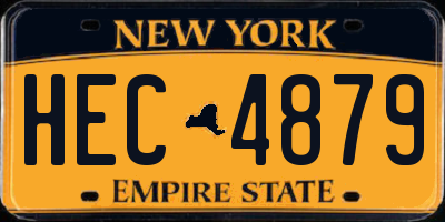 NY license plate HEC4879