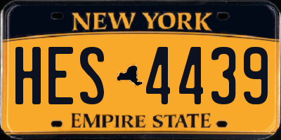 NY license plate HES4439