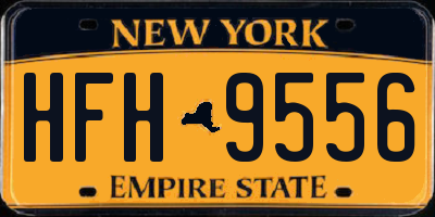 NY license plate HFH9556
