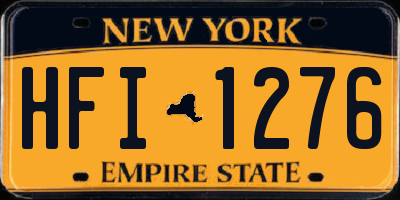 NY license plate HFI1276