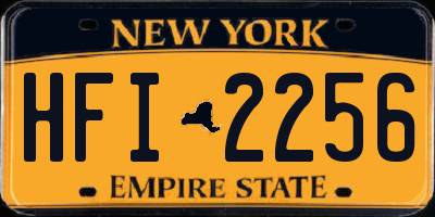 NY license plate HFI2256