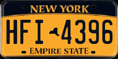 NY license plate HFI4396