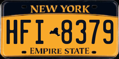 NY license plate HFI8379