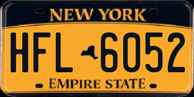 NY license plate HFL6052
