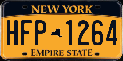 NY license plate HFP1264