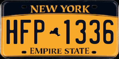 NY license plate HFP1336