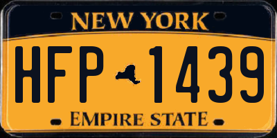 NY license plate HFP1439