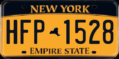 NY license plate HFP1528