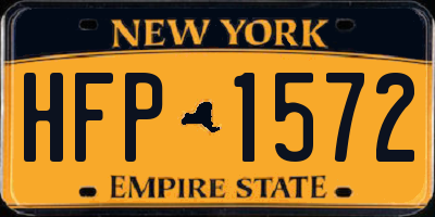 NY license plate HFP1572
