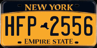 NY license plate HFP2556