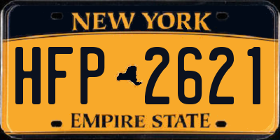 NY license plate HFP2621