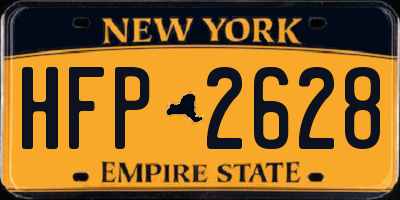 NY license plate HFP2628
