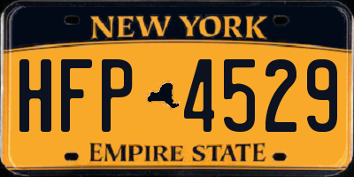 NY license plate HFP4529