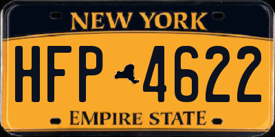 NY license plate HFP4622