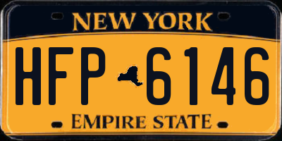 NY license plate HFP6146