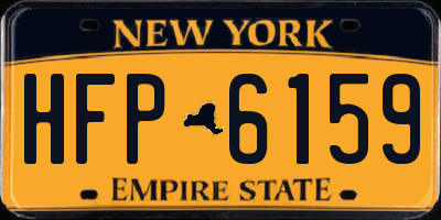 NY license plate HFP6159