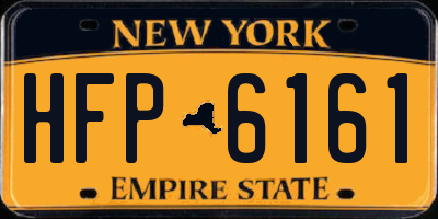 NY license plate HFP6161