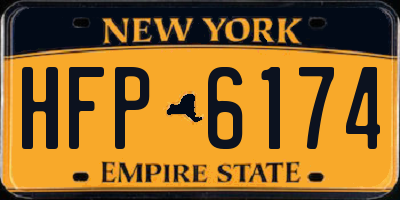NY license plate HFP6174