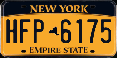 NY license plate HFP6175