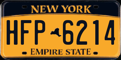 NY license plate HFP6214