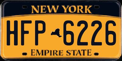 NY license plate HFP6226