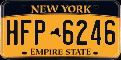 NY license plate HFP6246