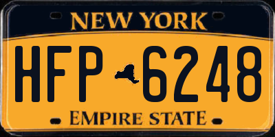 NY license plate HFP6248