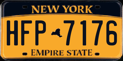 NY license plate HFP7176