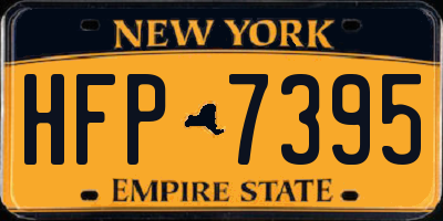 NY license plate HFP7395