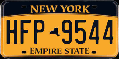 NY license plate HFP9544