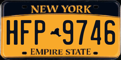 NY license plate HFP9746