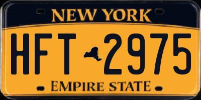 NY license plate HFT2975