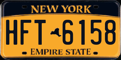 NY license plate HFT6158