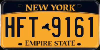 NY license plate HFT9161