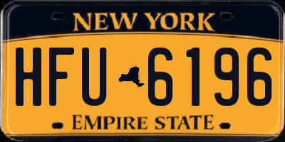 NY license plate HFU6196