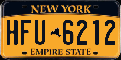 NY license plate HFU6212