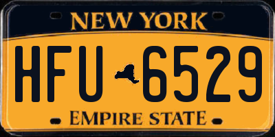 NY license plate HFU6529