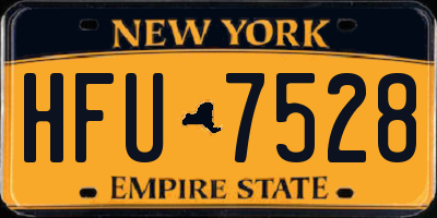 NY license plate HFU7528