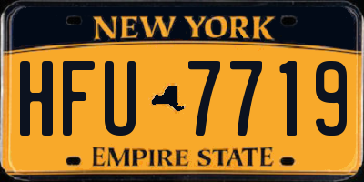 NY license plate HFU7719