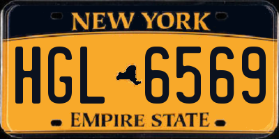 NY license plate HGL6569