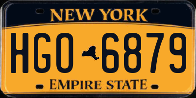 NY license plate HGO6879