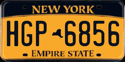NY license plate HGP6856