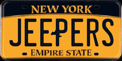 NY license plate JEEPERS