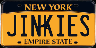 NY license plate JINKIES