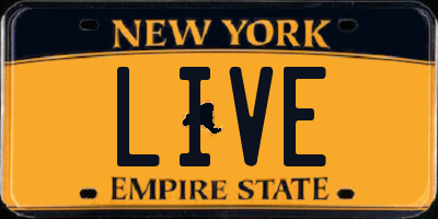 NY license plate LIVE