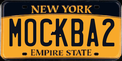 NY license plate MOCKBA2