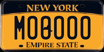 NY license plate MOOOOO